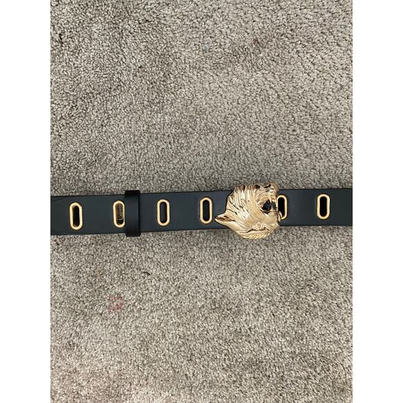 New Black Y2K Buckle with Gold and Wildcat Buckle OS - Picture 4 of 5